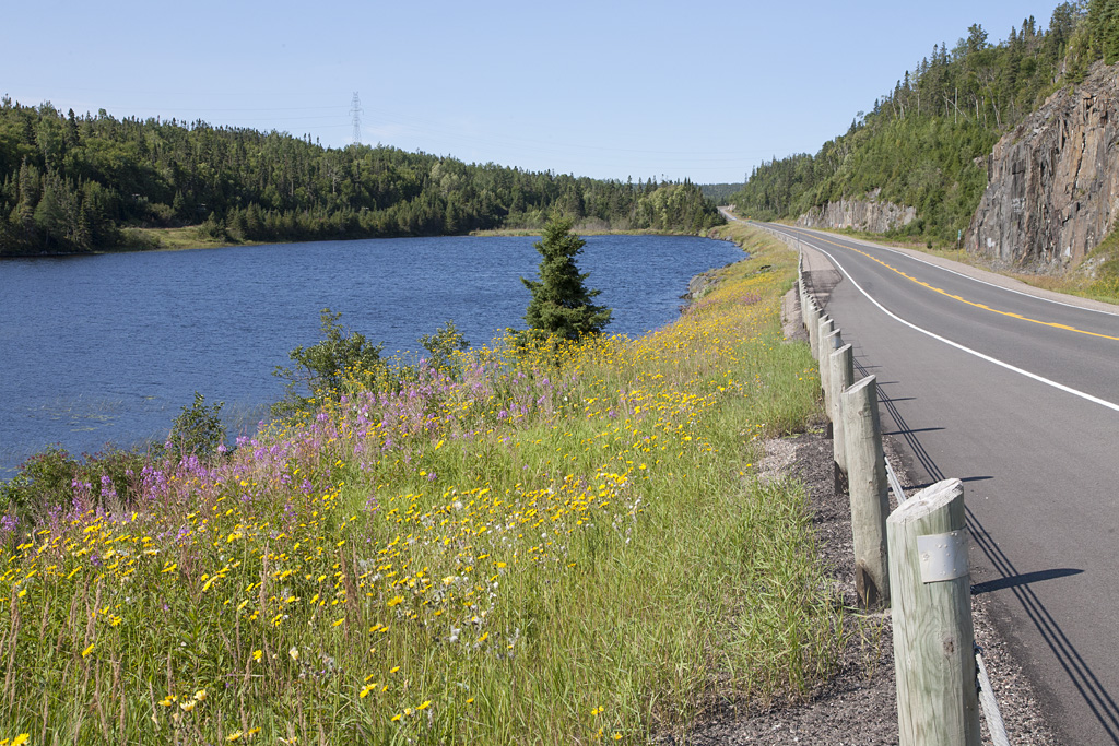 Lake west of Little Pic River