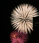 Fireworks behind Tunney's Pasture